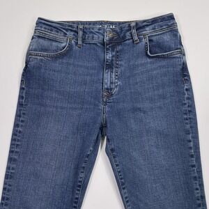 Tecovas Jeans Womens 29 Blue High Rise Straight Leg Denim Medium Wash Fit 30x30